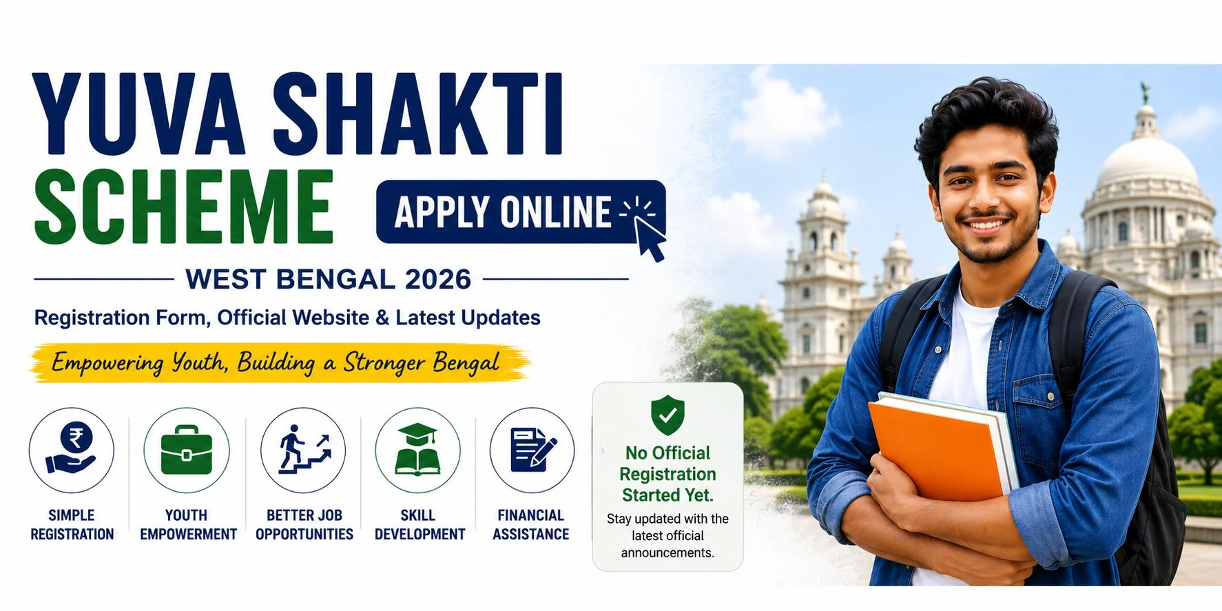 Yuva Shakti Scheme Apply Online West Bengal 2026 registration form latest updates